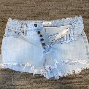 FREE PEOPLE Jean Shorts